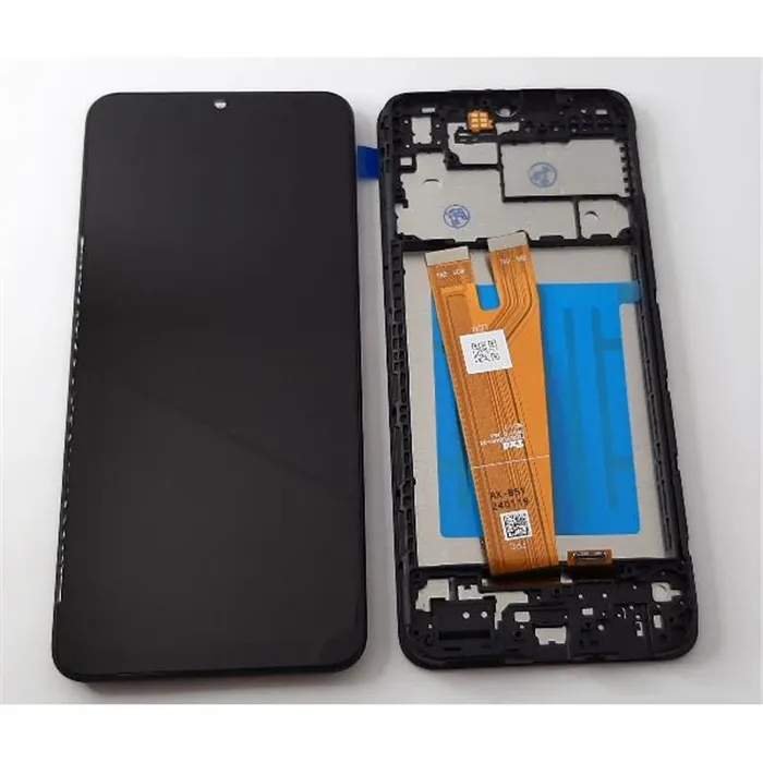 Pantalla lcd para Samsung Galaxy A04 2022 SM-A045 mas tactil negro mas marco negro calidad premium