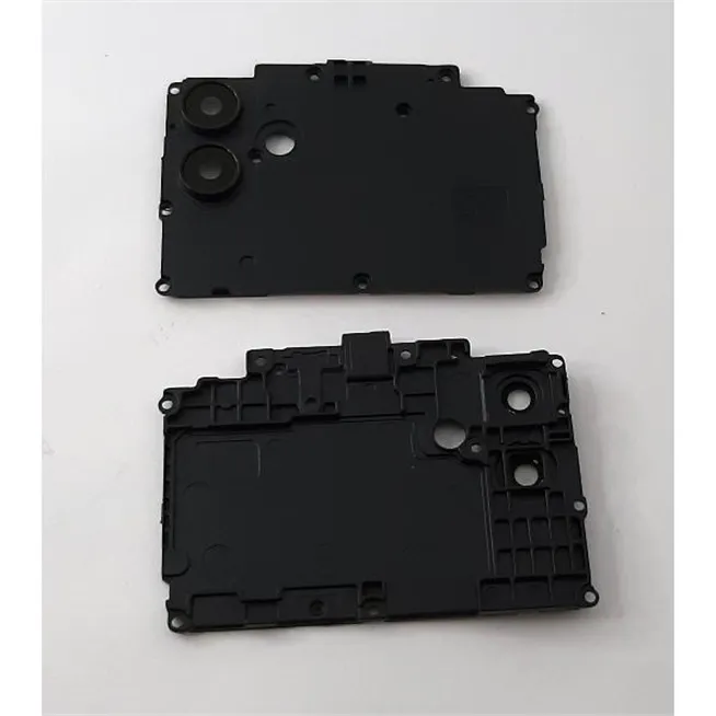 Carcasa de sujecion mas cristal de camara negro para Samsung Galaxy A04 2022 SM-A045 calidad premium