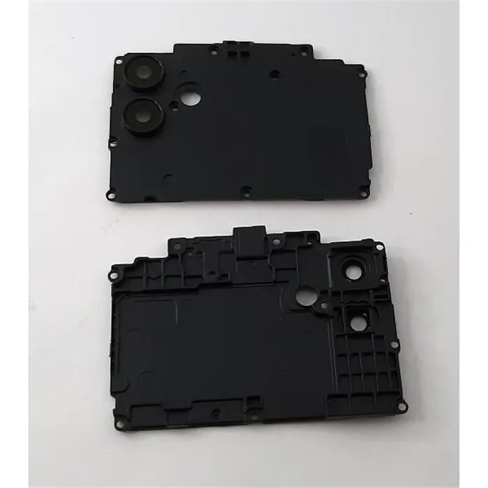 Carcasa de sujecion mas cristal de camara negro para Samsung Galaxy A04 2022 SM-A045 calidad premium