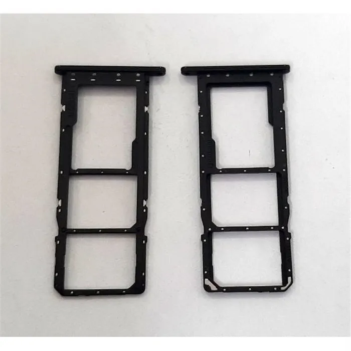 Soporte o bandeja dual sim negra para Samsung Galaxy A04E SM-A042 calidad premium