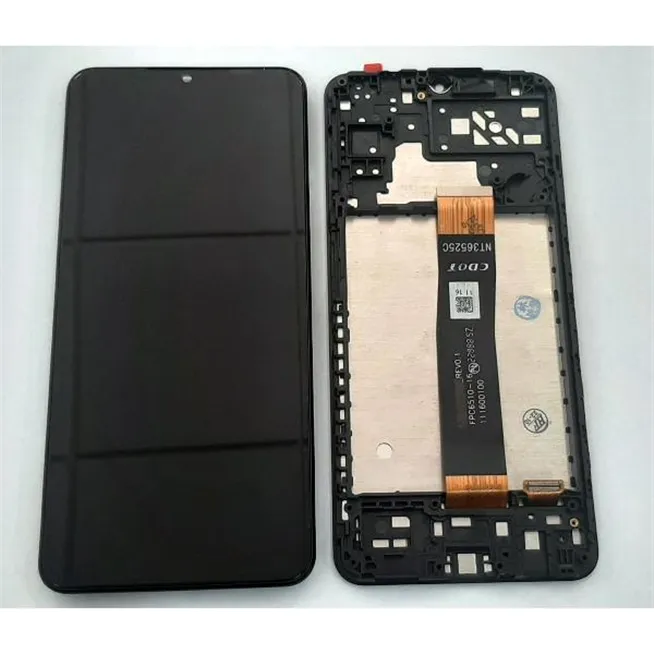 Pantalla lcd para Samsung Galaxy A04S SM-A047F mas tactil negro mas marco negro calidad premium
