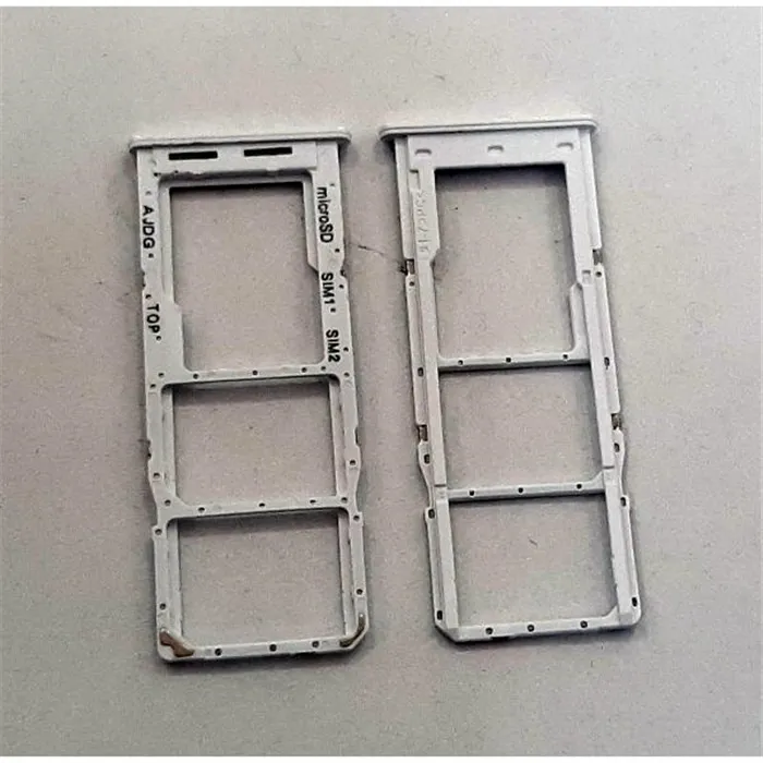 Soporte o bandeja dual sim blanca para Samsung Galaxy A04S SM-A047F calidad premium
