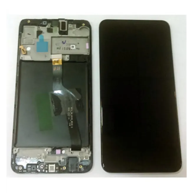 Samsung GH82-20227A GH82-20322A Galaxy A10 SM-A105F pantalla lcd + táctil negro + marco premium Service Pack