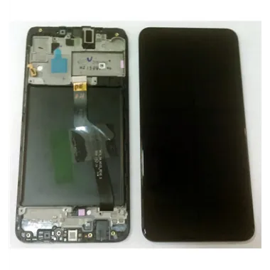 Samsung GH82-20227A GH82-20322A Galaxy A10 SM-A105F pantalla lcd + táctil negro + marco premium Service Pack