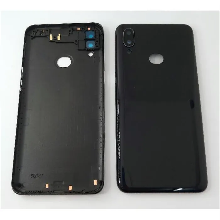Tapa trasera o tapa bateria negro para Samsung Galaxy A10S A107 con lente de camara