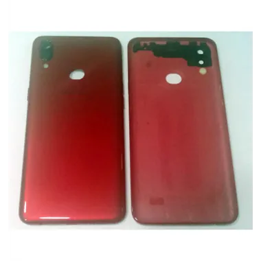 Tapa trasera o tapa bateria roja para Samsung Galaxy A10S A107F mas cubierta camara