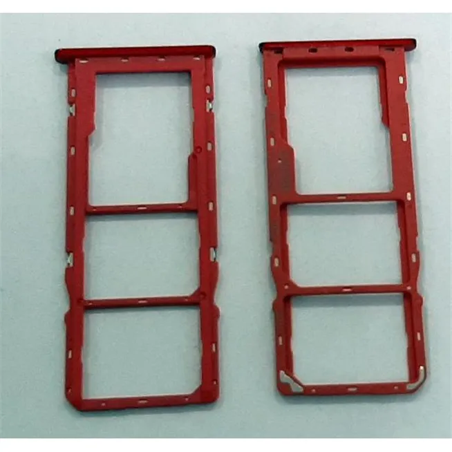 Soporte o bandeja dual sim roja para Samsung Galaxy A10S A107F calidad premium