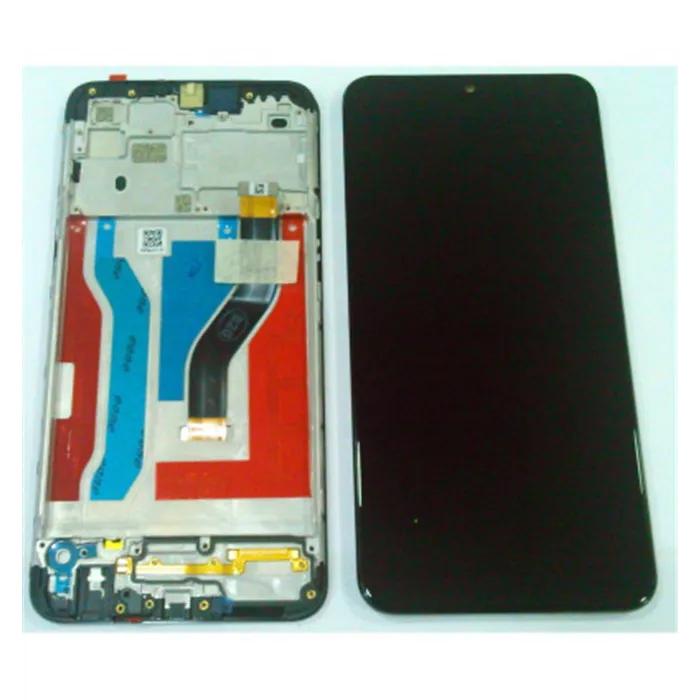 Pantalla lcd para Samsung Galaxy A10s A107F GH81-17482A + táctil negro + marco negro premium Service Pack