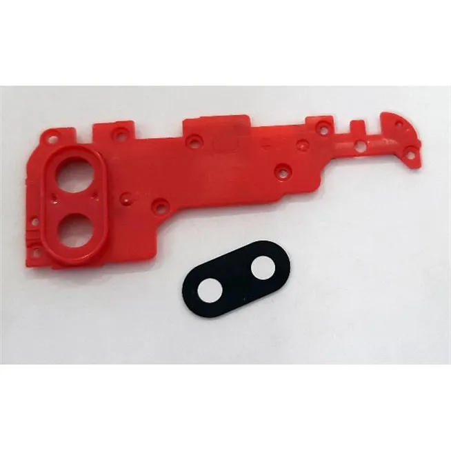 Cubierta camara roja para Samsung Galaxy A10S A107 mas lente camara calidad premium