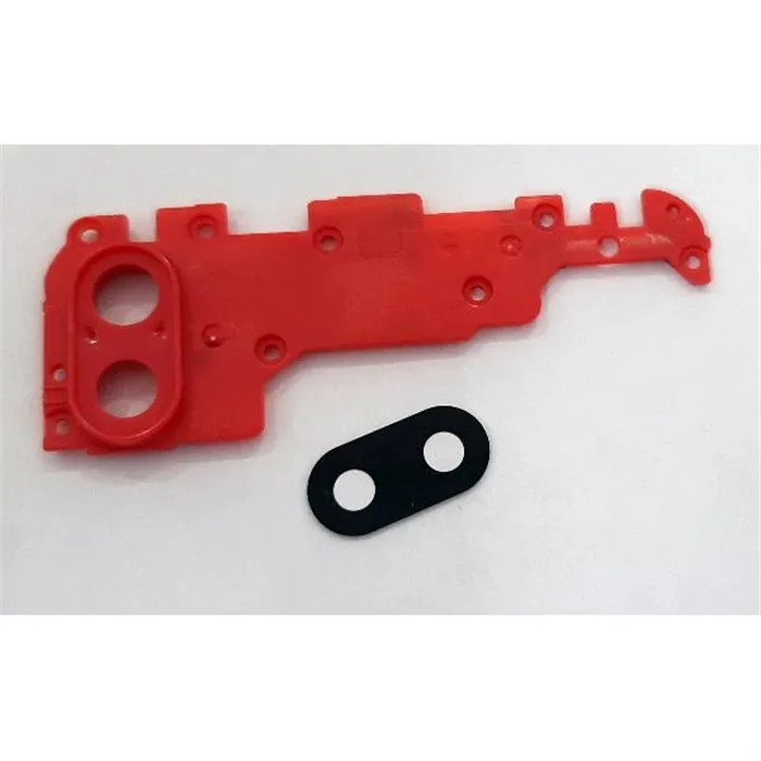 Cubierta camara roja para Samsung Galaxy A10S A107 mas lente camara calidad premium