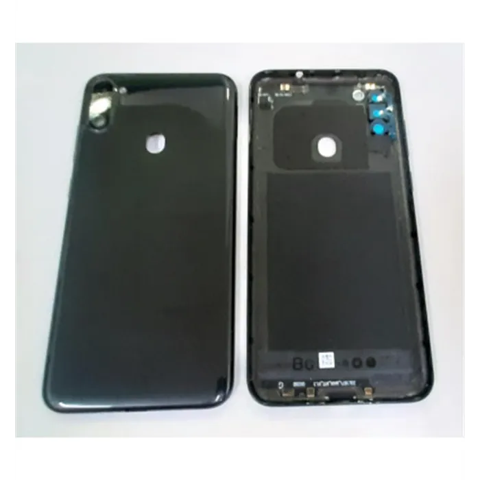 Tapa trasera o tapa bateria negra para Samsung Galaxy A11 2020 SM-A115F mas cristal camara