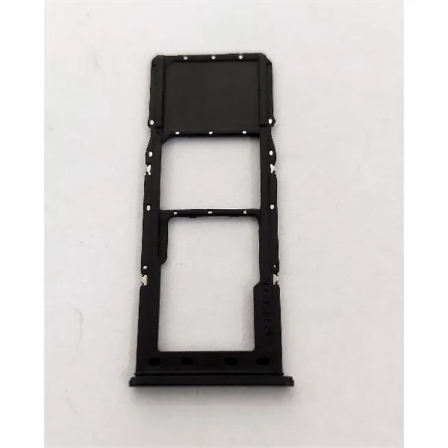 Soporte o bandeja single sim negra para Samsung Galaxy A12 Nacho 2021 SM-A127F/DS calidad premium