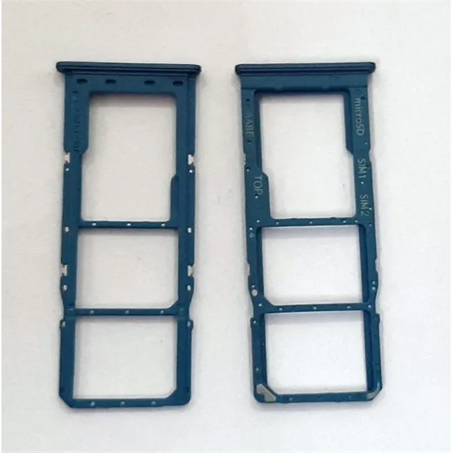 Soporte o bandeja dual sim azul para Samsung Galaxy A12 Nacho 2021 SM-A127F/DS calidad premium