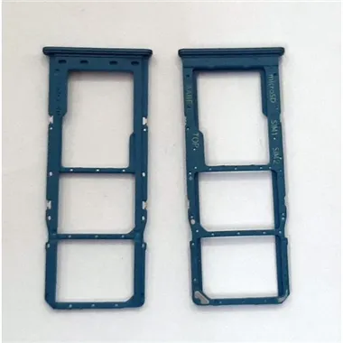 Soporte o bandeja dual sim azul para Samsung Galaxy A12 Nacho 2021 SM-A127F/DS calidad premium