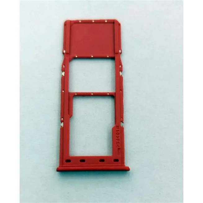 Soporte o bandeja single sim roja para Samsung Galaxy A12 Nacho 2021 SM-A127F/DS calidad premium