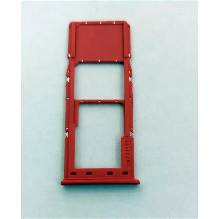 Soporte o bandeja single sim roja para Samsung Galaxy A12 Nacho 2021 SM-A127F/DS calidad premium