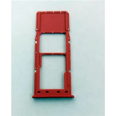 Soporte o bandeja single sim roja para Samsung Galaxy A12 Nacho 2021 SM-A127F/DS calidad premium