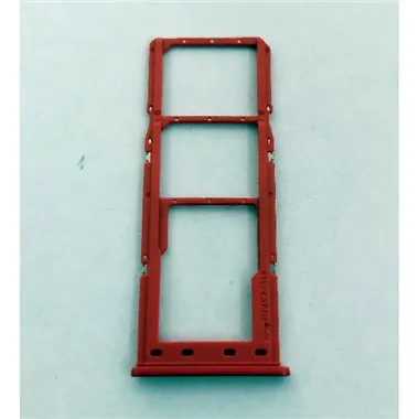 Soporte o bandeja dual sim roja para Samsung Galaxy A12 Nacho 2021 SM-A127F/DS calidad premium