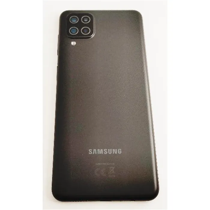 Tapa trasera o tapa bateria negra para Samsung Galaxy a12 SM-A125F GH82-24487A service pack