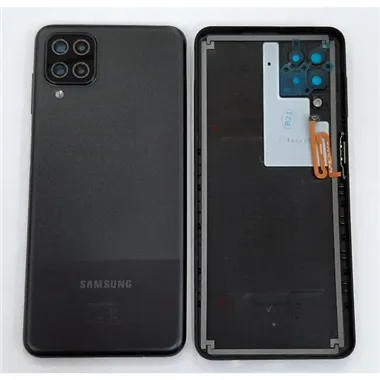 Tapa trasera o tapa bateria negra para Samsung A12 SM-A125F GH82-24487A Service Pack SM-125M SM-125M/DS SM-125F/DSN