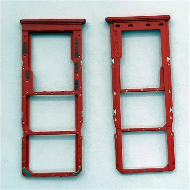 Soporte o bandeja dual sim roja para Samsung A12 SM-A125F calidad premium SM-125M SM-125M/DS SM-125F/DSN