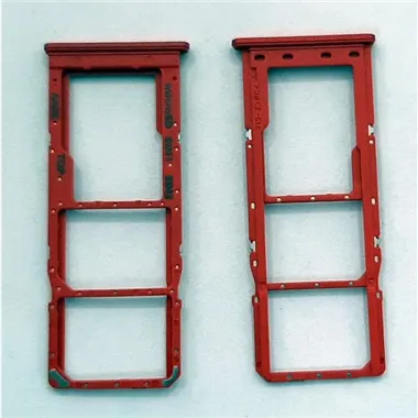 Soporte o bandeja dual sim roja para Samsung A12 SM-A125F calidad premium SM-125M SM-125M/DS SM-125F/DSN