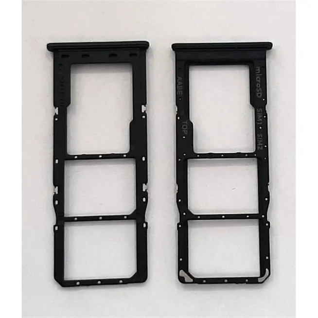 Soporte o bandeja dual sim negra para Samsung A12 SM-A125F calidad premium SM-125M SM-125M/DS SM-125F/DSN