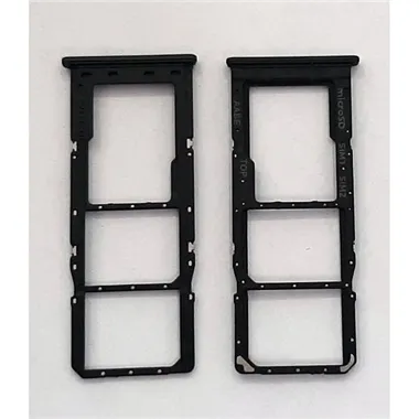 Soporte o bandeja dual sim negra para Samsung A12 SM-A125F calidad premium SM-125M SM-125M/DS SM-125F/DSN
