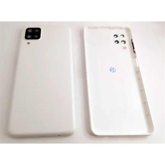 Carcasa trasera o tapa trasera blanca para Samsung Galaxy A12 A125F mas cubierta camara