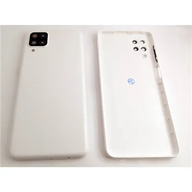 Carcasa trasera o tapa trasera blanca para Samsung Galaxy A12 A125F mas cubierta camara