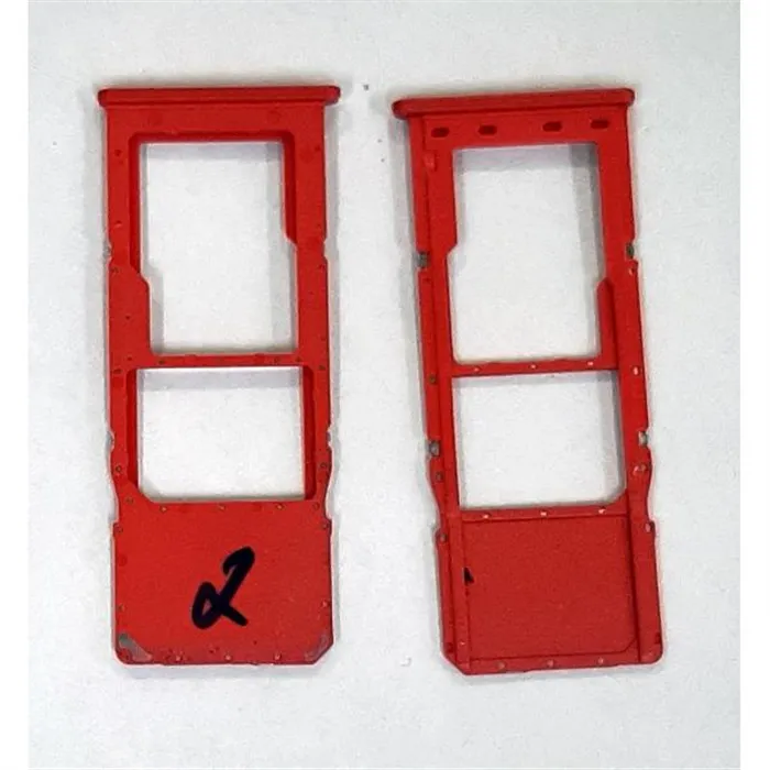 Soporte o bandeja single sim roja para Samsung A12 SM-A125F calidad premium SM-125M SM-125M/DS SM-125F/DSN