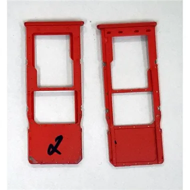 Soporte o bandeja single sim roja para Samsung A12 SM-A125F calidad premium SM-125M SM-125M/DS SM-125F/DSN