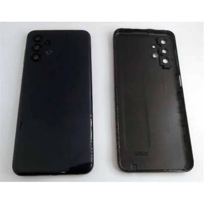 Carcasa trasera o tapa trasera negra para Samsung Galaxy A13 4G A135F mas cubierta camara