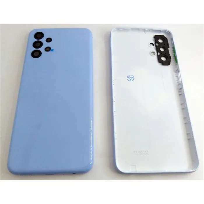 Carcasa trasera o tapa trasera azul para Samsung Galaxy A13 4G A135F mas cubierta camara