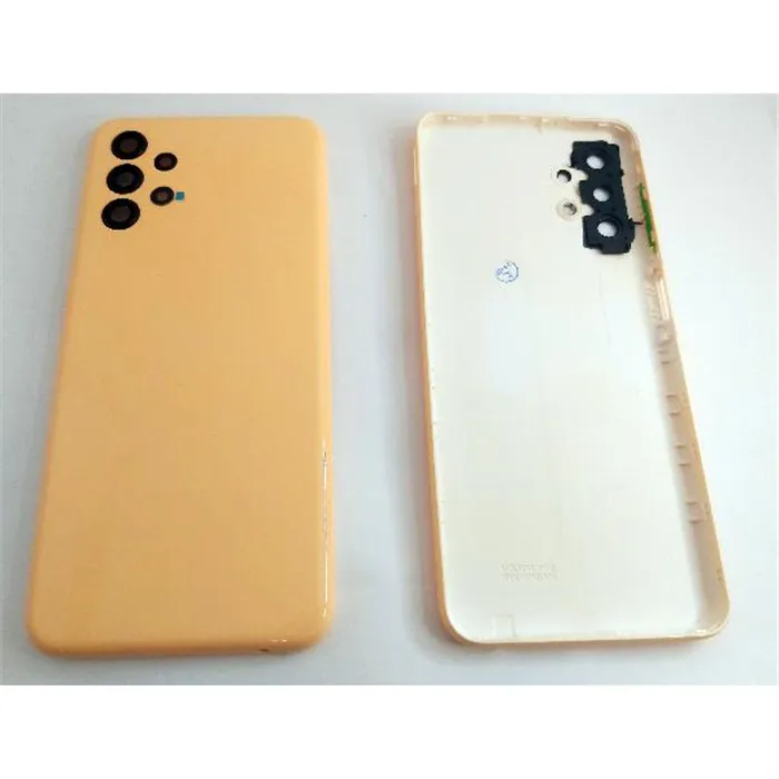 Carcasa trasera o tapa trasera dorada para Samsung Galaxy A13 4G A135F mas cubierta camara