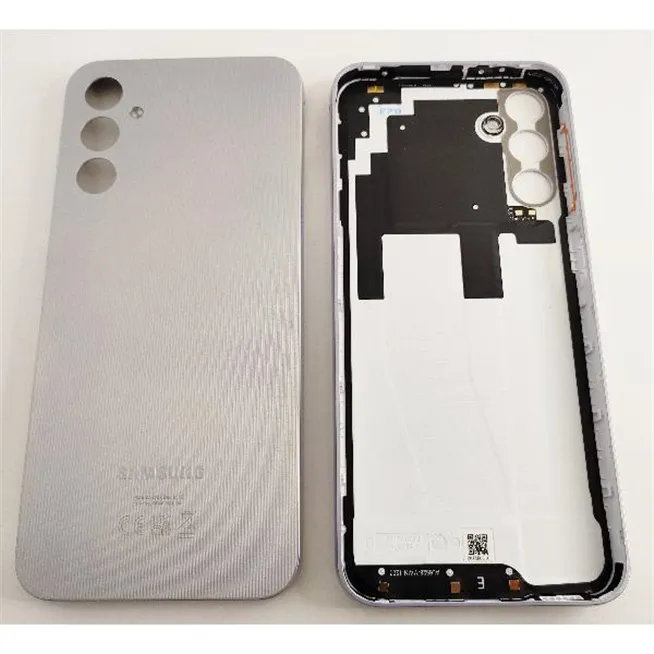 Tapa trasera o tapa bateria plata para Samsung Galaxy A14 4G A145 GH81-23537A Service Pack