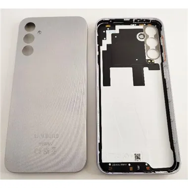 Tapa trasera o tapa bateria plata para Samsung Galaxy A14 4G A145 GH81-23537A Service Pack