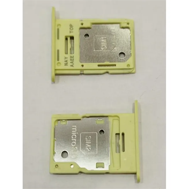 Soporte o bandeja sim amarilla Dual Sim para Samsung Galaxy A15 4G A155 calidad premium