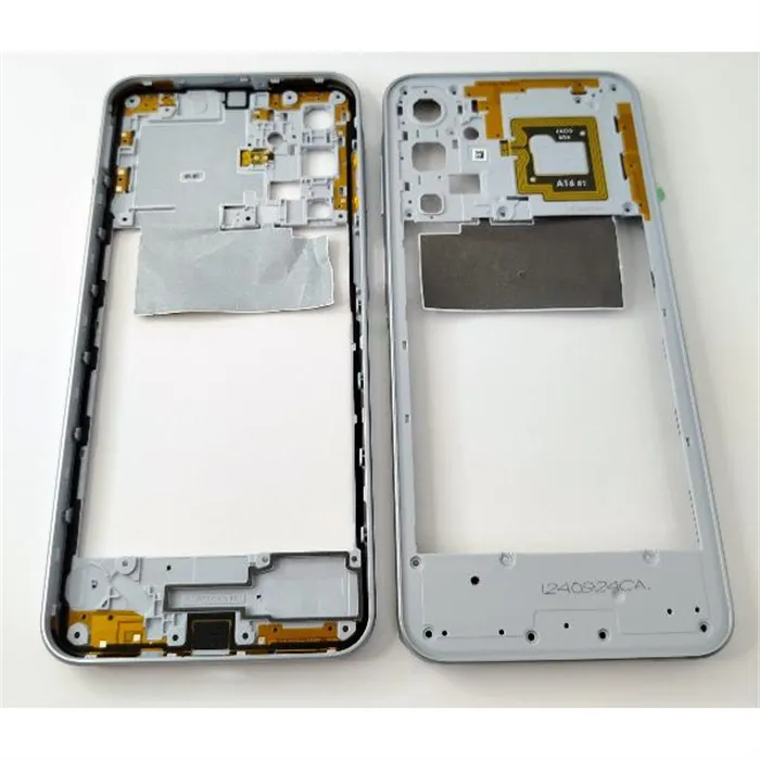 Carcasa o marco central plata para Samsung Galaxy A16 4G A165 mas NFC