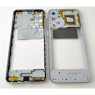 Carcasa o marco central plata para Samsung Galaxy A16 4G A165 mas NFC