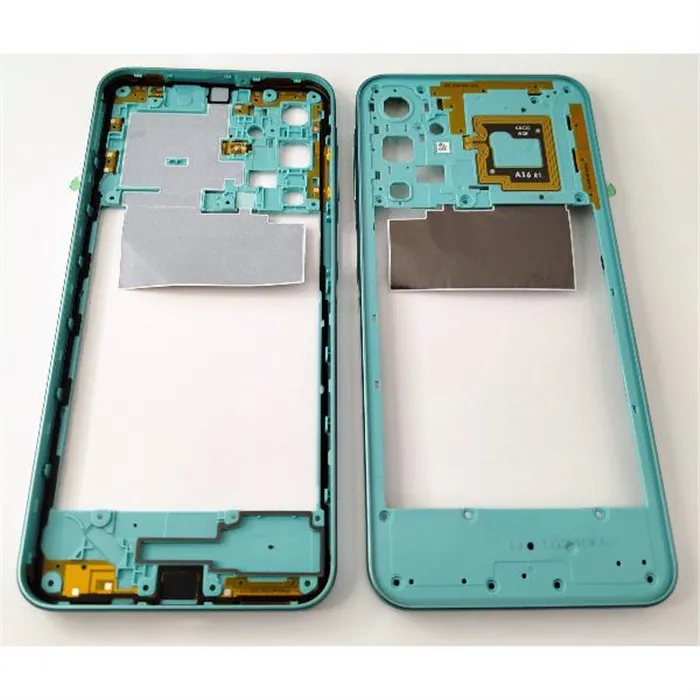 Carcasa o marco central azul para Samsung Galaxy A16 4G A165 con NFC azul