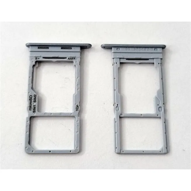 Soporte o bandeja sim plateada Dual sim para Samsung Galaxy A16 5G A166 calidad premium