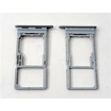 Soporte o bandeja sim plateada Dual sim para Samsung Galaxy A16 5G A166 calidad premium