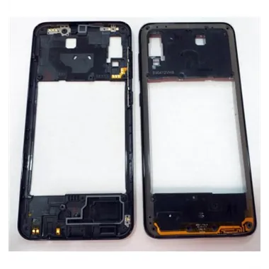Samsung Galaxy A20 A205 carcasa central o marco negro A205FD SM-A205FD