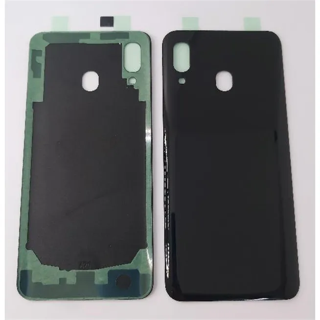 Tapa trasera o tapa bateria negra para Samsung Galaxy A20 A205 