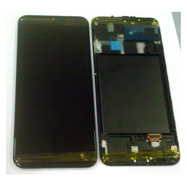 Pantalla lcd calidad OLED para Samsung Galaxy A20 A205 SM-A205F mas tactil negro mas marco negro compatible