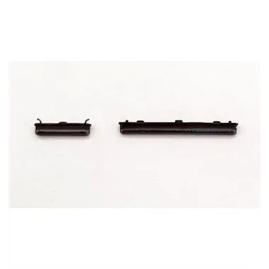 Set 2 botones negros para Samsung Galaxy A20 A205 A205FD SM-A205FD calidad premium