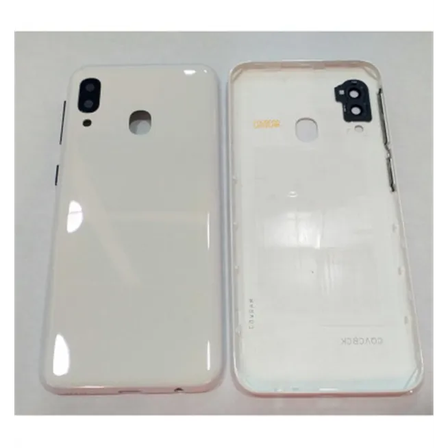 Tapa trasera o tapa bateria blanca mas cubierta camara para Samsung Galaxy A20E SM-A202F A202F