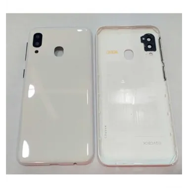 Tapa trasera o tapa bateria blanca mas cubierta camara para Samsung Galaxy A20E SM-A202F A202F