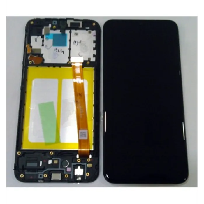 Samsung GH82-20186A GH82-20229A Galaxy A20E A202F pantalla lcd + táctil negro + marco premium Service Pack